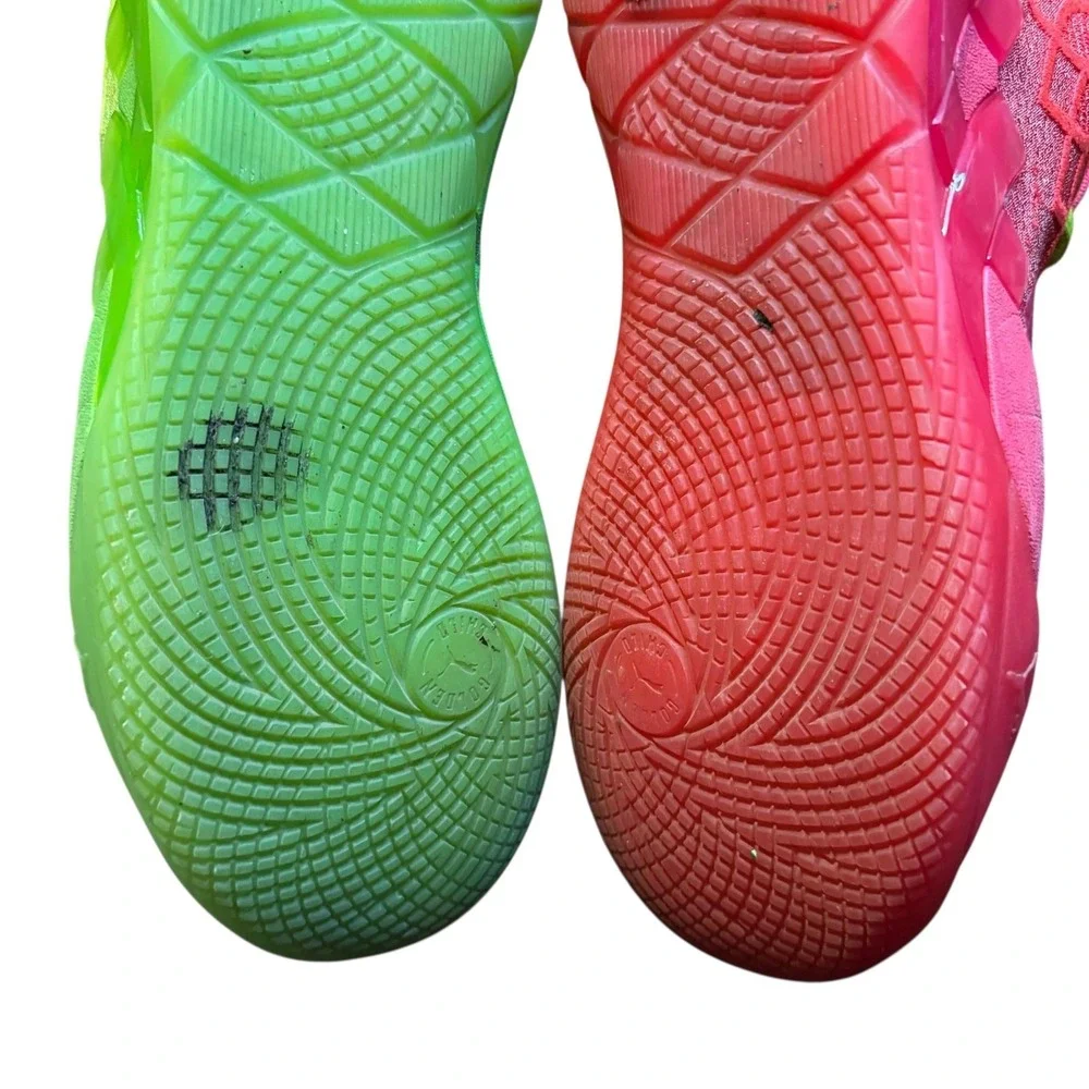 PUMA MB.01‎ Rick and Morty Shoes Mens Size 9 LaMelo Basketball Neon 376682-01